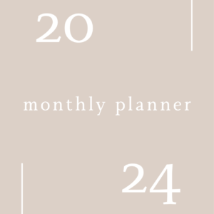 Trendy ETemplates 2024-2025 Digital Monthly Planner (includes stickers and widgets)